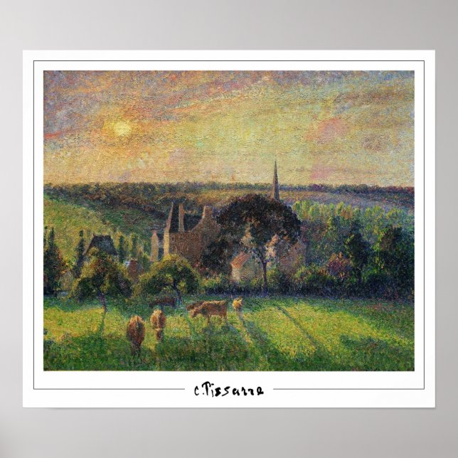 Camille Pissarro Zedign Art Poster #245-2 (Frente)