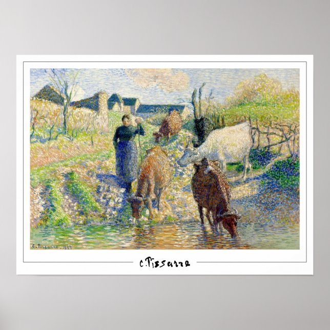 Camille Pissarro Zedign Art Poster #287-2 (Frente)