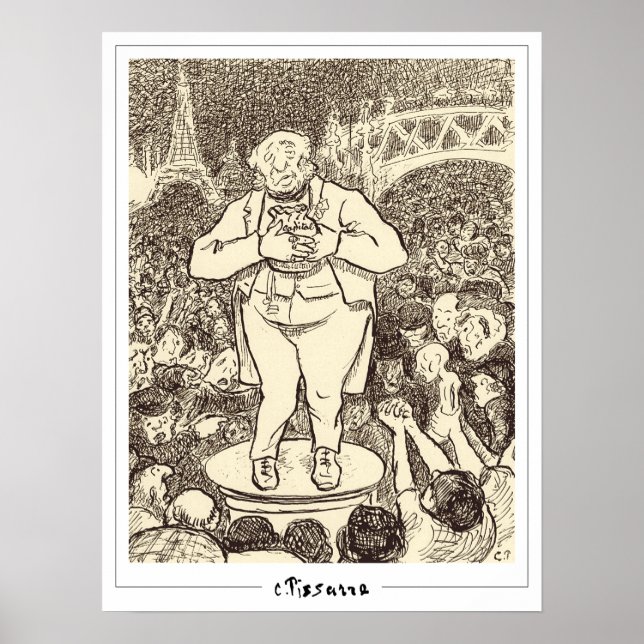 Camille Pissarro Zedign Art Poster #363-2 (Frente)