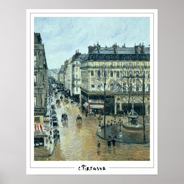 Camille Pissarro Zedign Art Poster #542 (Frente)