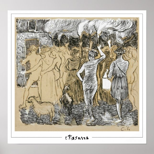 Camille Pissarro Zedign Art Poster nº 73 (Frente)