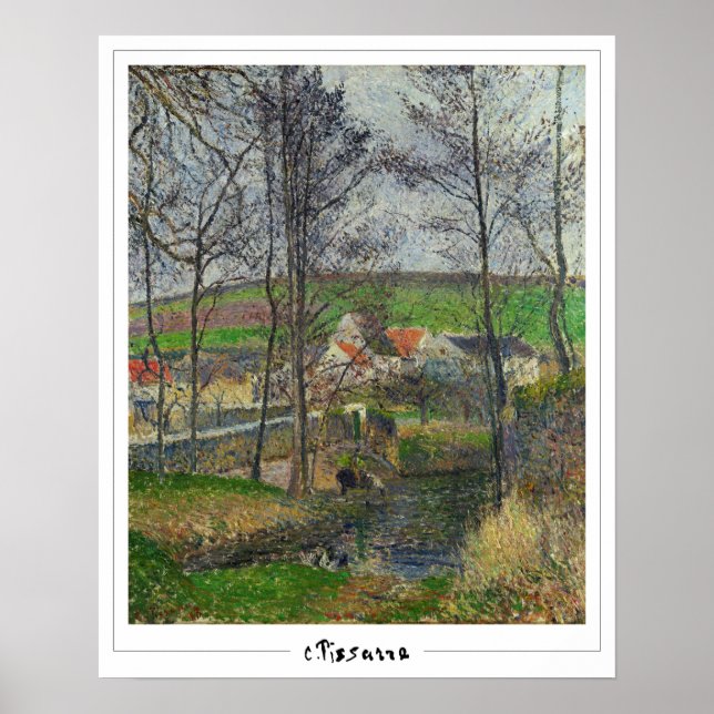 Camille Pissarro Zedign Poster de Arte #1 (Frente)