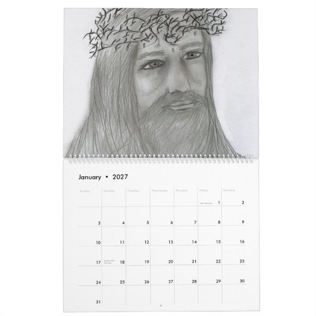 Caminhada comigo um calendário 2012 (Jan 2027)