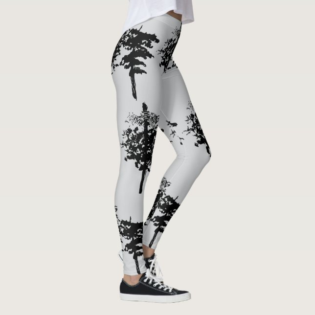 Caminhada da Natureza Monocromática: Leggings do R (Direita)
