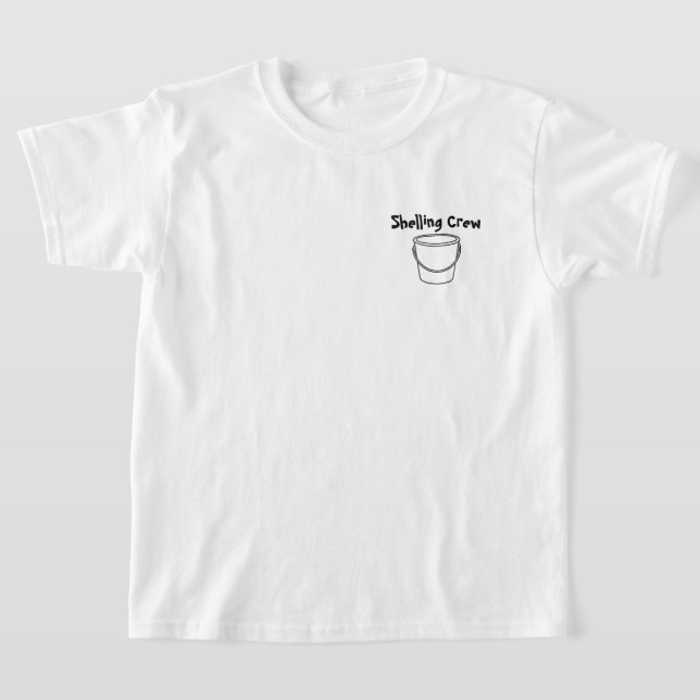  Caminhada de Conchas – Camiseta Infantil para Col (Postura )