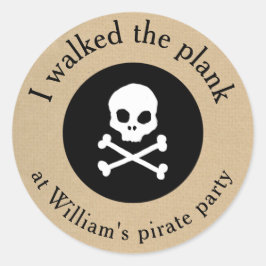 Caminhada do partido do pirata a etiqueta da