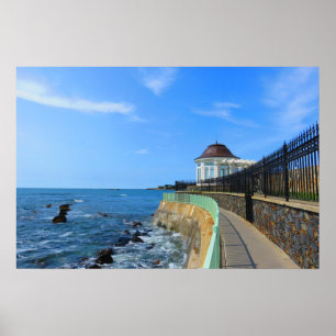Caminhada do penhasco em Newport - poster