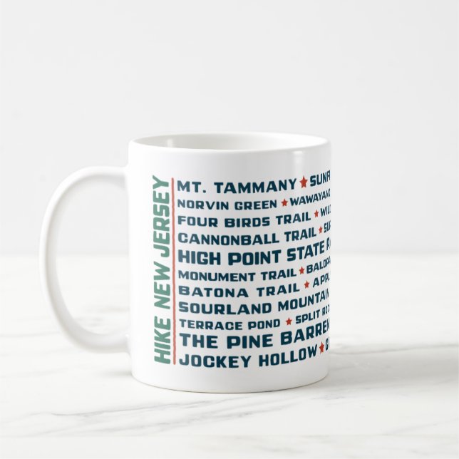 Caminhada New-jersey - caneca (Esquerda)