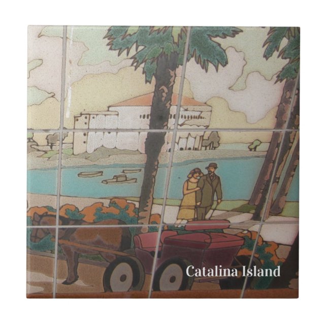 CAMINHADA NO CASINO DE AZULEJOS DA ILHA CATALINA (Frente)