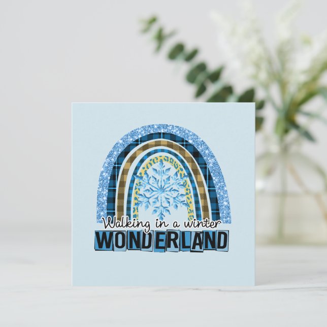 Caminhando em uma Wonderland de inverno | Arco-íri (Em pé/Frente)