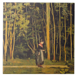 Caminhando na Borda da Floresta (por Ferdinand Hod