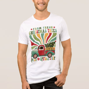 Caminhão de Árvores de Natal Retro Farm Fresh