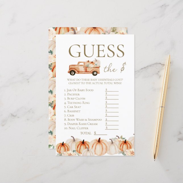 Caminhão De Bomba Floral Russo Autumn Adivinha O P (Frente/Verso In Situ)