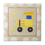 Caminhão de Brinquedos Amarelos Bulldozer de Chari<br><div class="desc">Seu filho está interessado em construção? Satisfaça a curiosidade deles com esta impressão de um caminhão-cisterna de brinquedos amarelos de Chariklia Zarris. Você pode sentir a Terra se movendo debaixo das rodas gigantes deste veículo. Peça o seu hoje!</div>