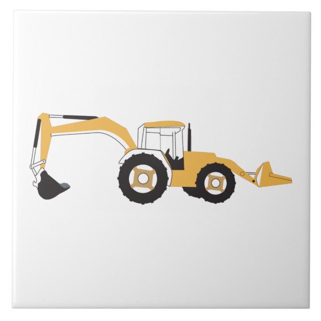 Caminhão de Construção de Backhoe (Frente)