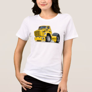 Caminhão de corrida de desenho animado