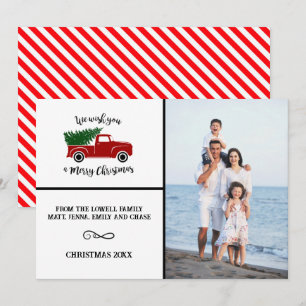 Caminhão de Natal - Cartão de Natal 5x7