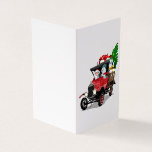 Caminhão de Natal de desenho animado