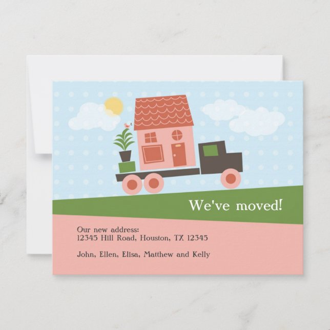 Caminhão em Movimento - Movimentamos Cartão (Frente)