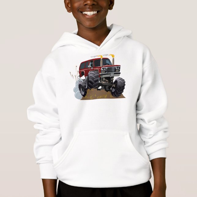 Caminhão monstro de cartum (Frente)