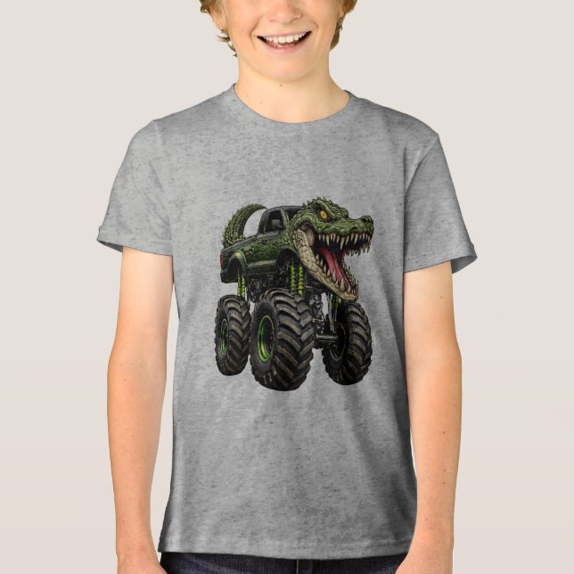 Caminhão Monstro Todo Terreno Crocodilo (Frente)