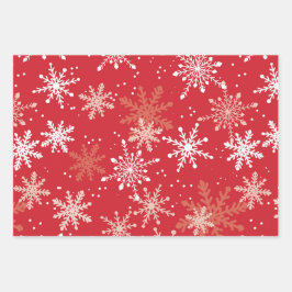 Caminhão Vermelho Antigo e Flocos de Neve