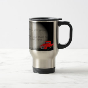 Caminhão vermelho caneca térmica personalizada