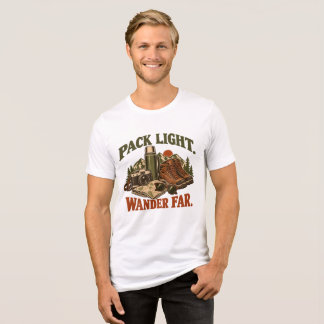 Caminhar Leve Viagem Longe Camisa Vintage Aventura