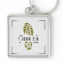 Caminhe enquanto caminhava pelo chaveiro de praça 