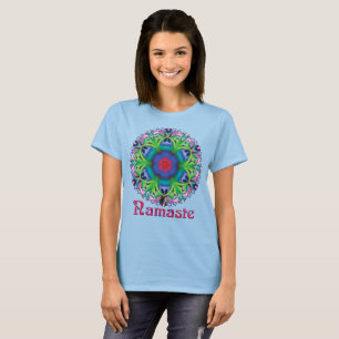 Caminhe Namaste Camiseta Kaleidoscópio