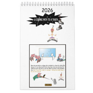 Caminho cômico para um calendário de verdade poder
