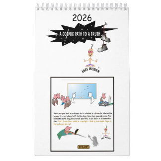 Caminho cômico para um calendário de verdade poder