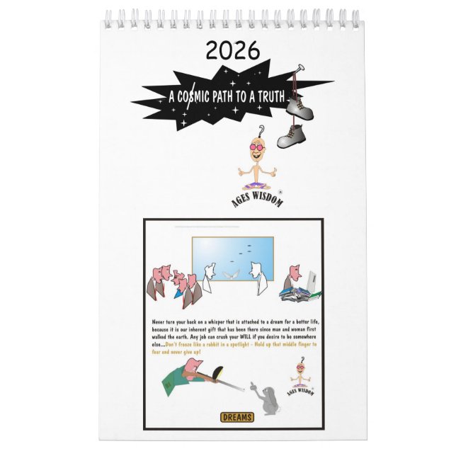 Caminho cômico para um calendário de verdade poder (Capa)