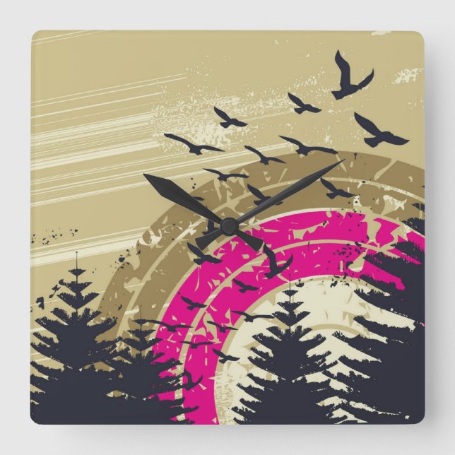 Caminho da Natureza - Relógio de Parede (Frente)