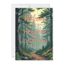 Caminho da Natureza: Um Cartão de Convite Serene p