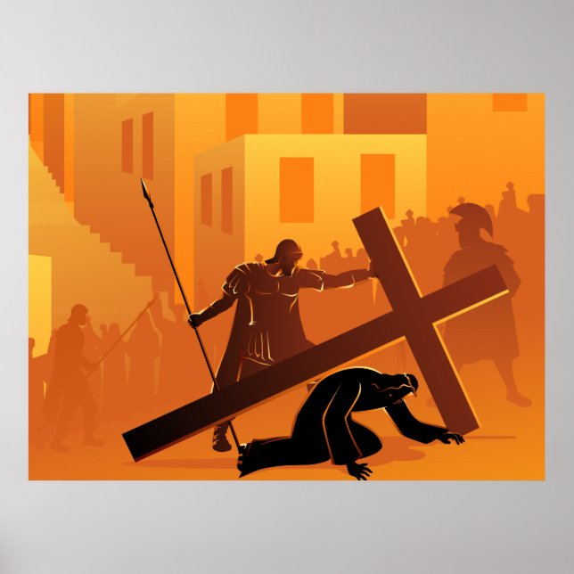 Caminho da Poster da estação de 7 cruzado (Frente)