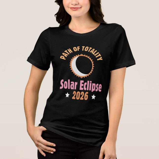 Caminho da totalidade do eclipse solar de 2026 (Frente)
