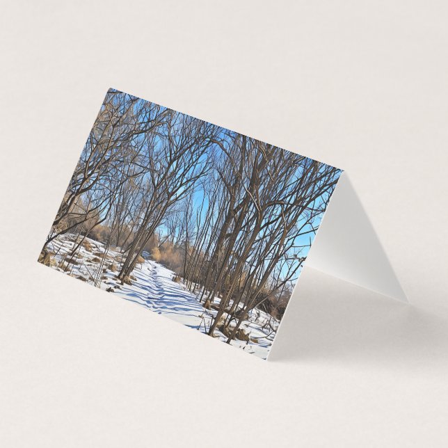 Caminho de inverno - Texto (Frente)