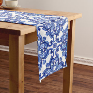 Caminho De Mesa Grande Azul majolica - Mesa do italiano