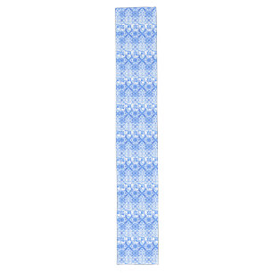 Caminho De Mesa Grande Azulejo Espanhol Azul Azul Azul Azul Azul Azul Azu