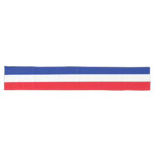 Caminho De Mesa Grande Bandeira Francesa - Cores Patrióticas Cultura Int