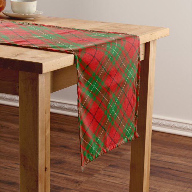 Caminho De Mesa Grande Clan MacAulay Tartan Mesa Runner (No Local)