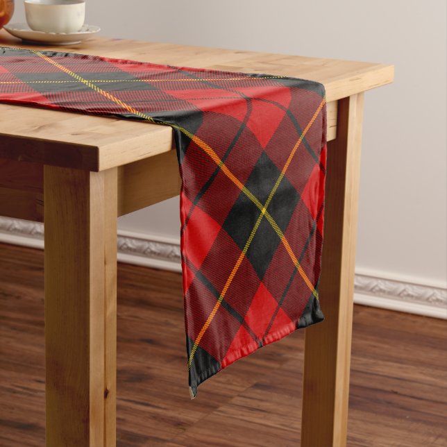 Caminho De Mesa Grande Clan Wallace Tartan Long Mesa Runner (No Local)