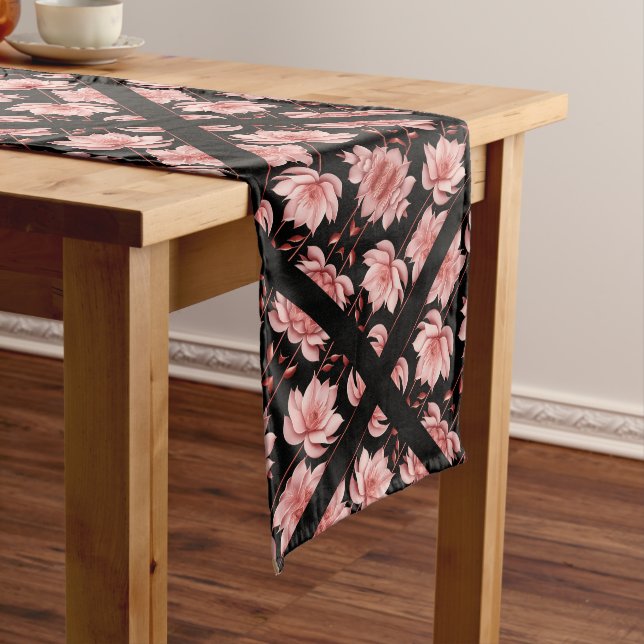 Caminho De Mesa Grande Clássico do Lotus Rosa (No Local)