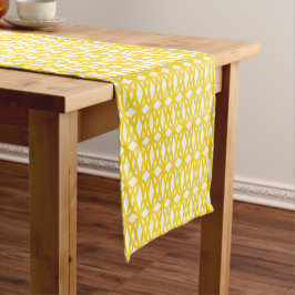 Caminho De Mesa Grande Corredor de mesa com padrão de diamante