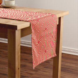 Caminho De Mesa Grande Corredor de Mesa Padrão Folhas Vermelhas