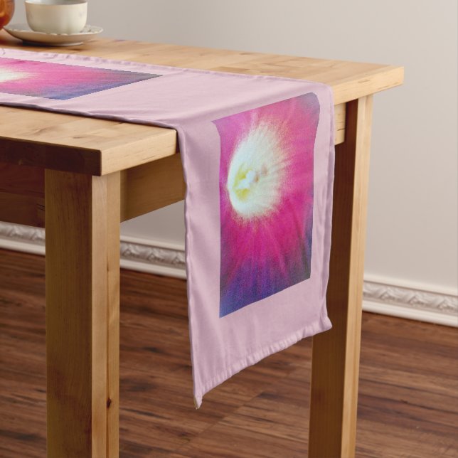Caminho De Mesa Grande Corredor de Mesa Roxo e Branco (No Local)