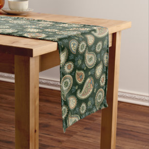 Caminho De Mesa Grande Cypress Paisley Pattern