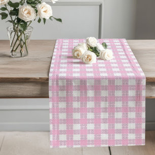 Caminho De Mesa Grande Detalhes da Xadrez suave de Mesa de fazendeiro ros