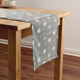 Caminho De Mesa Grande Dreidels e Estrelas de Hanukkah